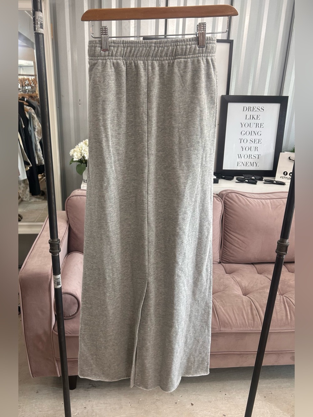 Priv - Long Grey Skirt NWT XSmall
